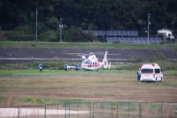 広島市ヘリ患者搬送
