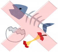 野菜くずや食べ残しのイラスト