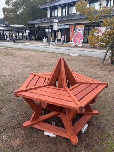 妖傘ベンチ