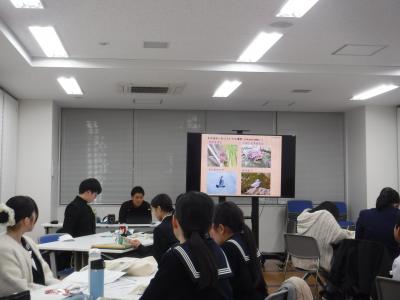 生物多様性についての講座の様子