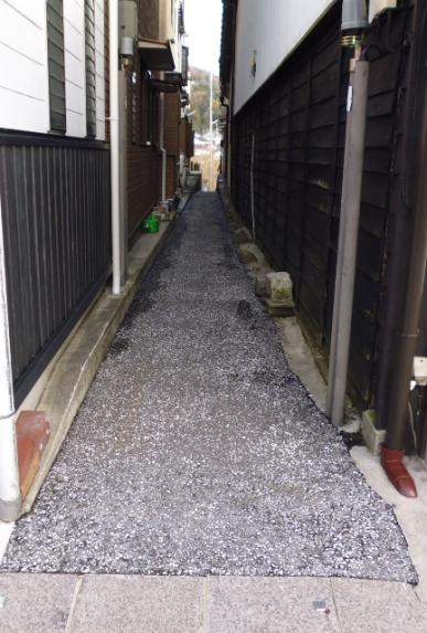 篭小路整備後の写真