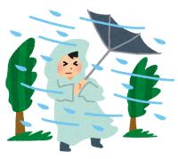台風接近のお知らせの画像